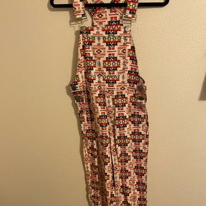 Southwest Pattern Overalls